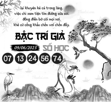 BẬC TRÍ GIẢ SỐ HỌC 09/06/2023