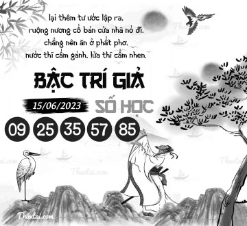 BẬC TRÍ GIẢ SỐ HỌC 15/06/2023