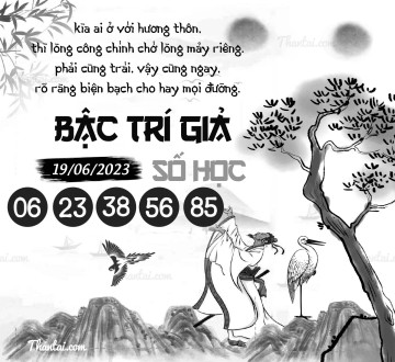 BẬC TRÍ GIẢ SỐ HỌC 19/06/2023