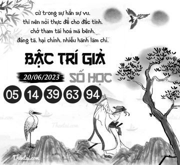 BẬC TRÍ GIẢ SỐ HỌC 20/06/2023