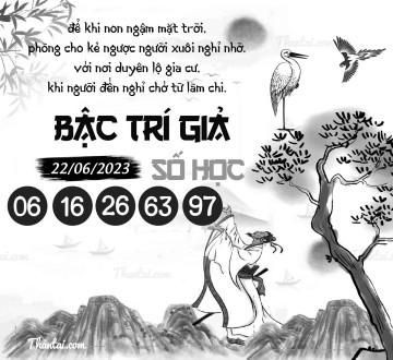 BẬC TRÍ GIẢ SỐ HỌC 22/06/2023