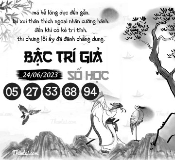 BẬC TRÍ GIẢ SỐ HỌC 24/06/2023