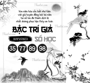 BẬC TRÍ GIẢ SỐ HỌC 11/07/2023