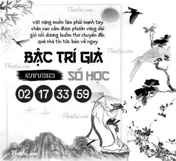 BẬC TRÍ GIẢ SỐ HỌC 12/07/2023