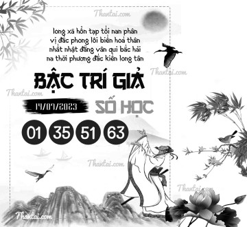 BẬC TRÍ GIẢ SỐ HỌC 14/07/2023