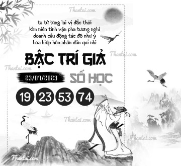 BẬC TRÍ GIẢ SỐ HỌC 23/07/2023