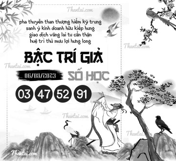 BẬC TRÍ GIẢ SỐ HỌC 06/08/2023