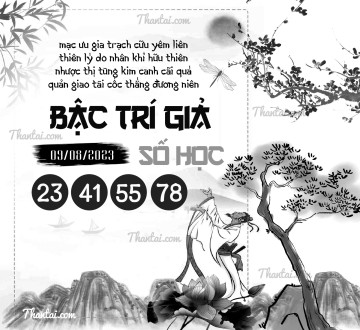 BẬC TRÍ GIẢ SỐ HỌC 09/08/2023