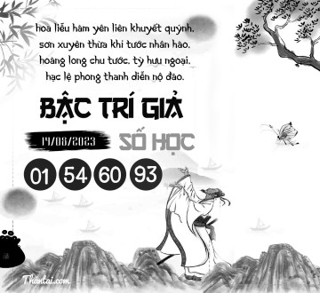 BẬC TRÍ GIẢ SỐ HỌC 14/08/2023