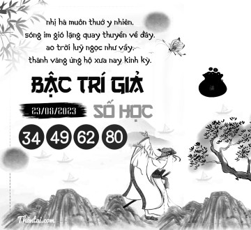 BẬC TRÍ GIẢ SỐ HỌC 23/08/2023