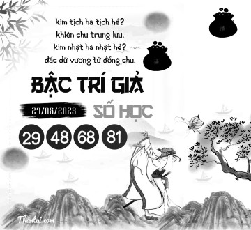 BẬC TRÍ GIẢ SỐ HỌC 27/08/2023