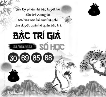 BẬC TRÍ GIẢ SỐ HỌC 28/08/2023