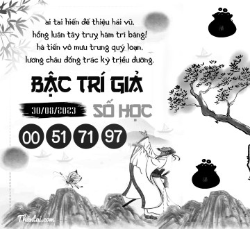 BẬC TRÍ GIẢ SỐ HỌC 30/08/2023