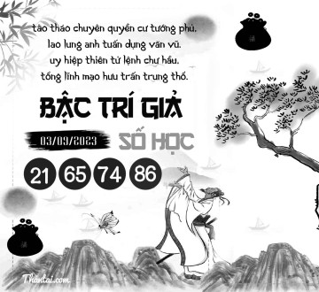 BẬC TRÍ GIẢ SỐ HỌC 03/09/2023