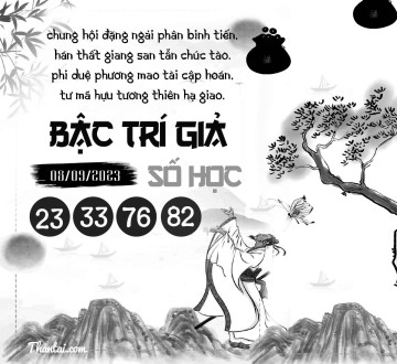 BẬC TRÍ GIẢ SỐ HỌC 08/09/2023