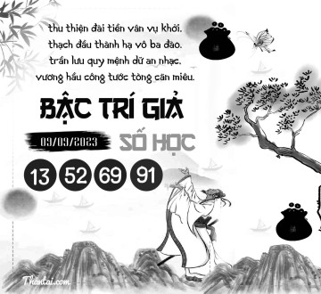 BẬC TRÍ GIẢ SỐ HỌC 09/09/2023