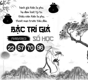 BẬC TRÍ GIẢ SỐ HỌC 14/09/2023