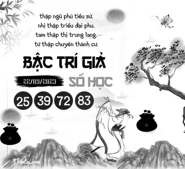 BẬC TRÍ GIẢ SỐ HỌC 22/09/2023