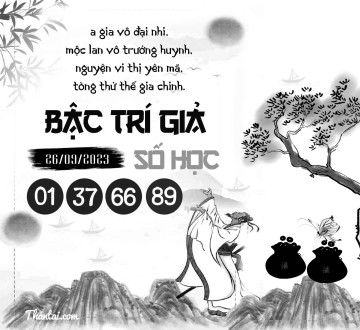 BẬC TRÍ GIẢ SỐ HỌC 26/09/2023