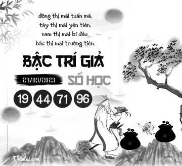 BẬC TRÍ GIẢ SỐ HỌC 27/09/2023