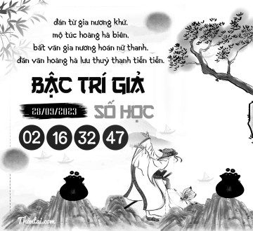 BẬC TRÍ GIẢ SỐ HỌC 28/09/2023