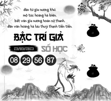 BẬC TRÍ GIẢ SỐ HỌC 29/09/2023