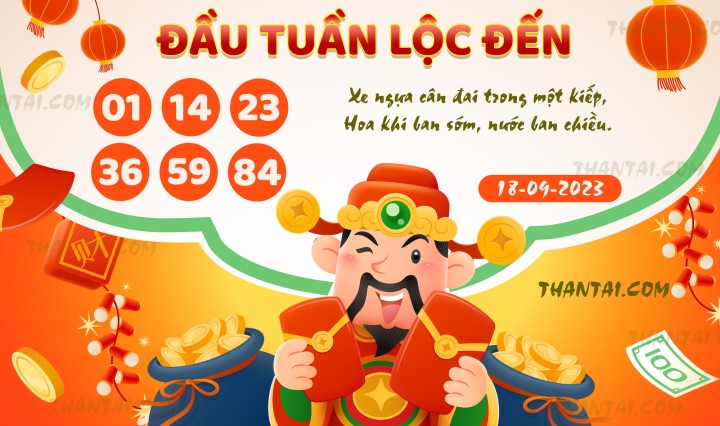 ĐẦU TUẦN LỘC ĐẾN 03/09/2023