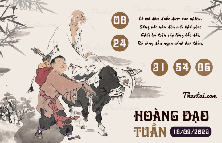 HOÀNG ĐẠO TUẦN 03/09/2023