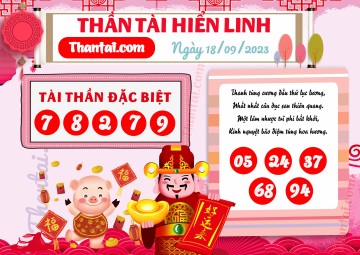 THẦN TÀI HIỂN LINH 18/09/2023