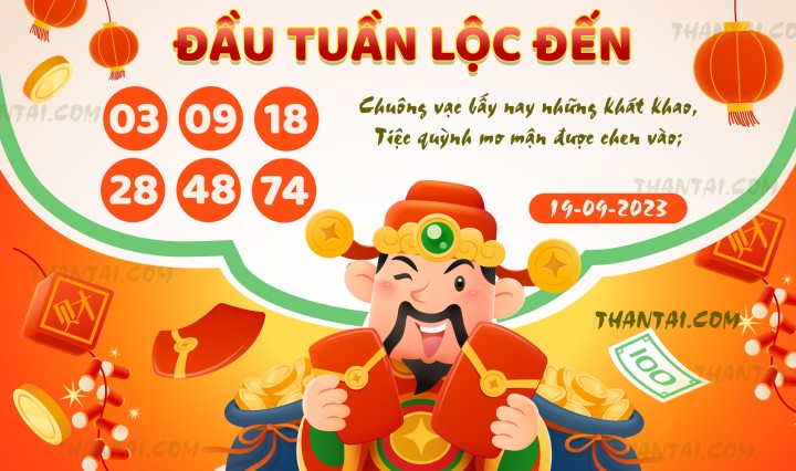 ĐẦU TUẦN LỘC ĐẾN 04/09/2023