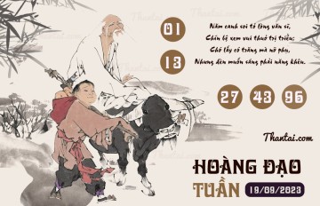 HOÀNG ĐẠO TUẦN 19/09/2023