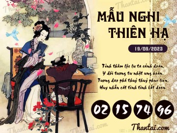 Mẫu Nghi Thiên Hạ 19/09/2023