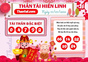 THẦN TÀI HIỂN LINH 19/09/2023