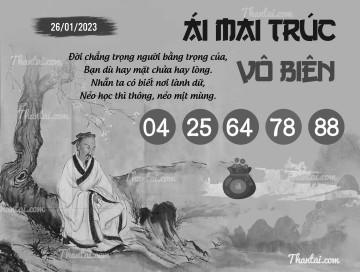 ÁI MAI TRÚC VÔ BIÊN 26/01/2023