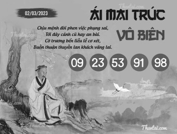 ÁI MAI TRÚC VÔ BIÊN 02/03/2023