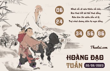 HOÀNG ĐẠO TUẦN 20/09/2023