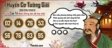 Huyền Cơ Tường Giải 20/09/2023