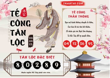 Tế Công Tán Lộc 20/09/2023