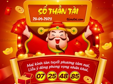 SỔ THẦN TÀI 20/09/2023