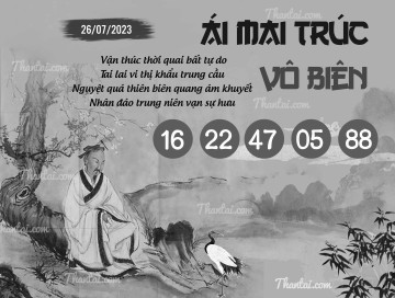 ÁI MAI TRÚC VÔ BIÊN 26/07/2023