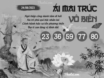 ÁI MAI TRÚC VÔ BIÊN 24/08/2023