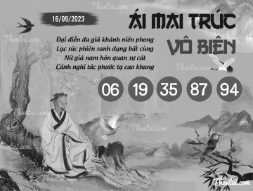 ÁI MAI TRÚC VÔ BIÊN 16/09/2023