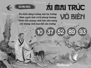 ÁI MAI TRÚC VÔ BIÊN 03/09/2023