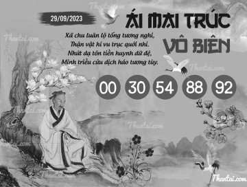 ÁI MAI TRÚC VÔ BIÊN 29/09/2023