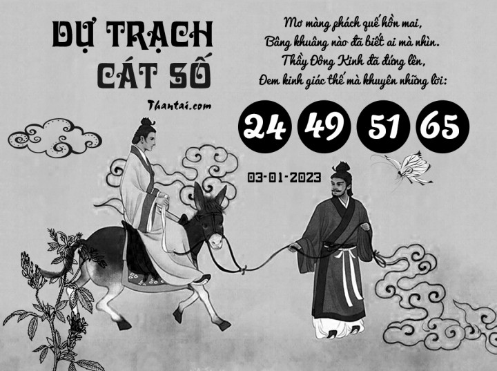 DỰ TRẠCH CÁT SỐ 01/01/2023