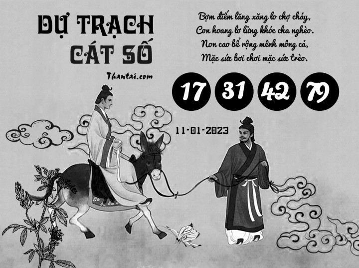 DỰ TRẠCH CÁT SỐ 01/01/2023