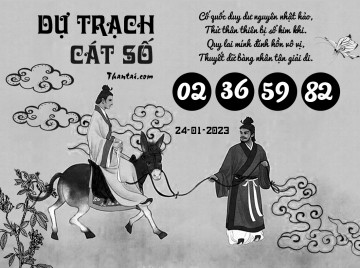 DỰ TRẠCH CÁT SỐ 24/01/2023