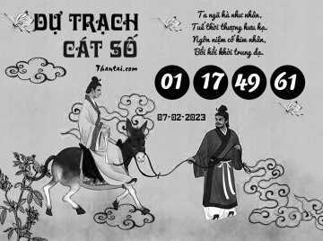 DỰ TRẠCH CÁT SỐ 07/02/2023