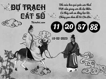 DỰ TRẠCH CÁT SỐ 10/02/2023