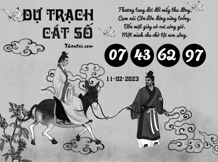 DỰ TRẠCH CÁT SỐ 27/01/2023